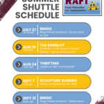 Summer Shuttle Schedule 2026